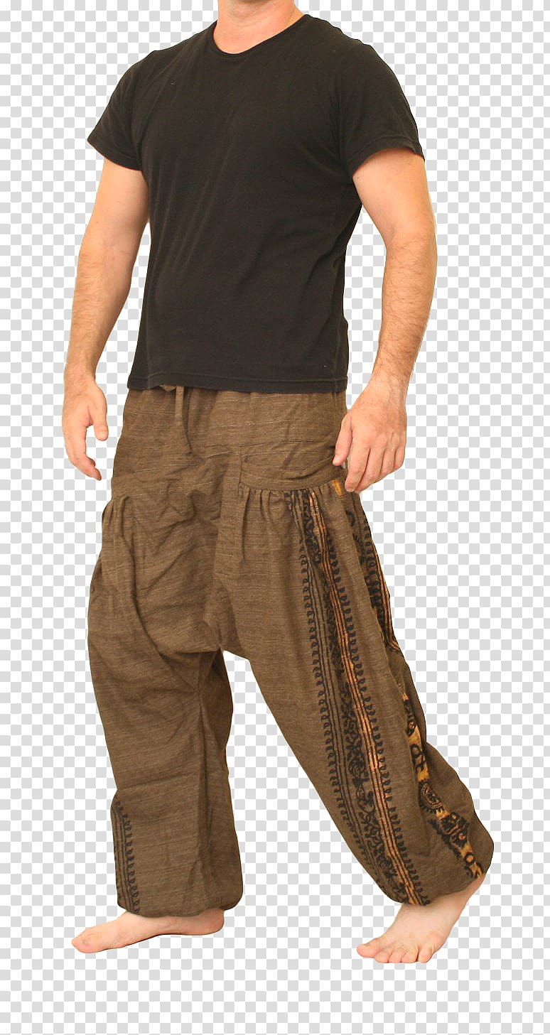 Wide-leg jeans Harem pants Sagging, jeans transparent background PNG clipart