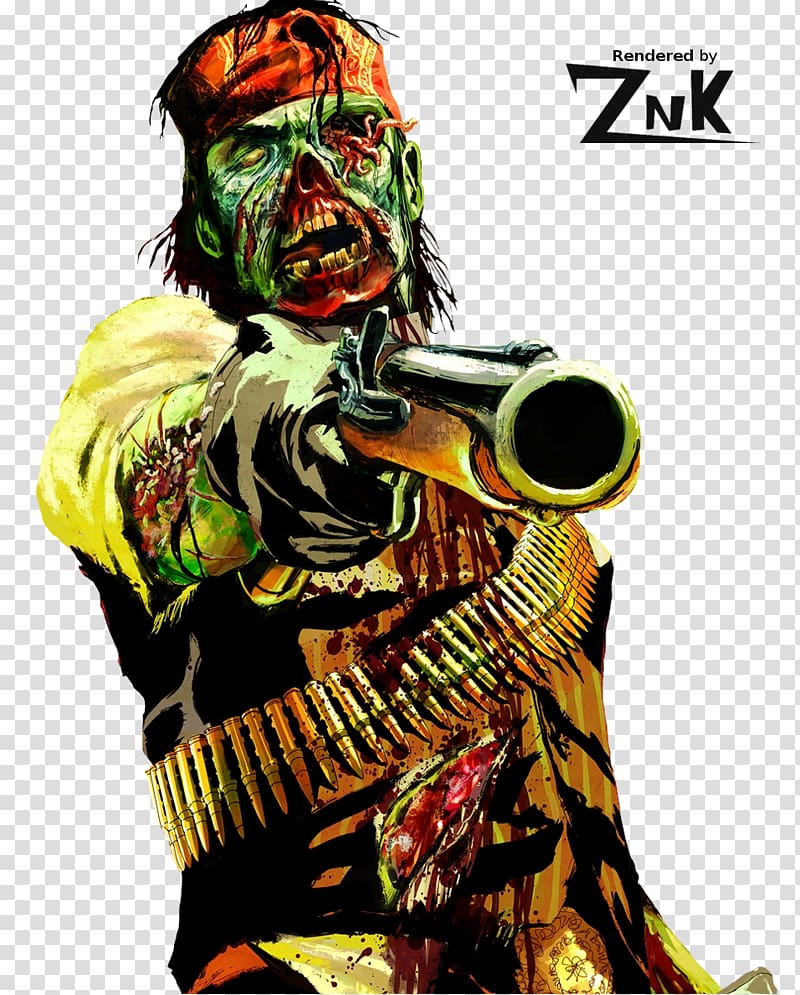 Red Dead Redemption: Undead Nightmare Red Dead Redemption 2 Video game able content Rockstar Games, zombie transparent background PNG clipart