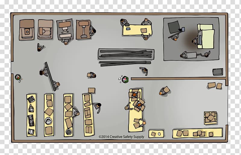 Gemba Lean manufacturing Template Management, identify the floor transparent background PNG clipart