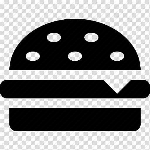 Hamburger Cheeseburger Fast food Barbecue grill Computer Icons, Hamburger Black transparent background PNG clipart