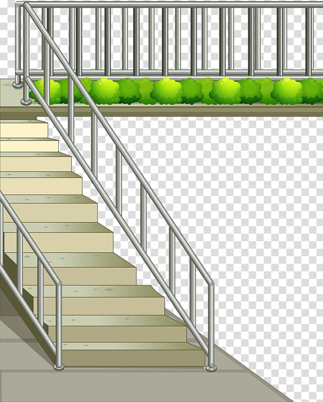 Stairs Metal Handrail Skyway Deck railing, Hand stairs transparent background PNG clipart