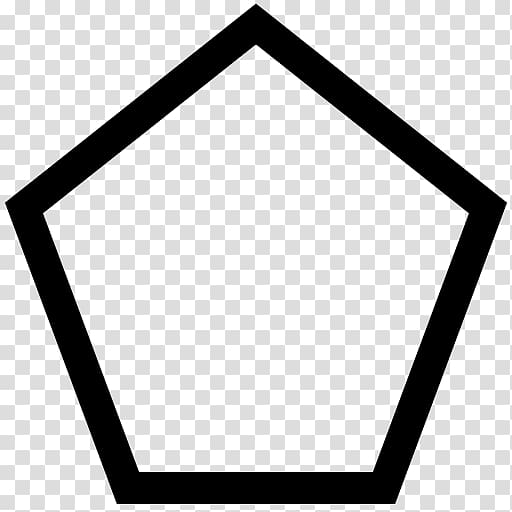 Pentagon Geometric shape Polygon Triangle, Shapes transparent background PNG clipart