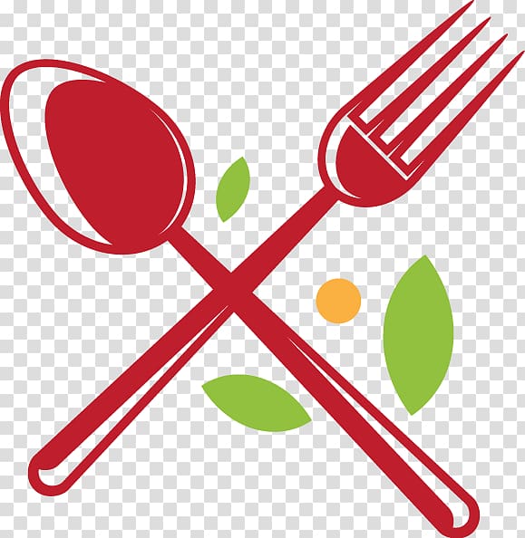 Tablespoon Fork Icon, Painted red spoon hairpin child transparent background PNG clipart