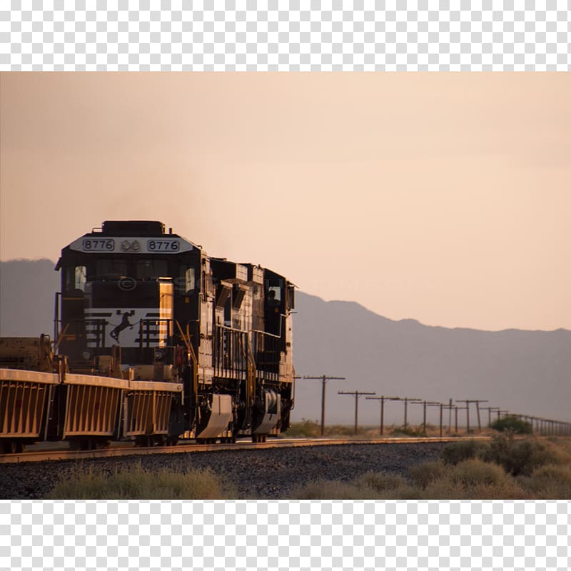 Train Rail transport Locomotive Railroad car Sky plc, train transparent background PNG clipart