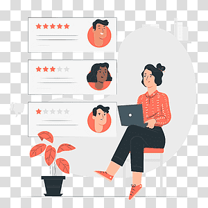 illustration, Online Review, profile, internet, web, online, user, rate, review, social media, evaluation, opinion transparent background PNG clipart thumbnail