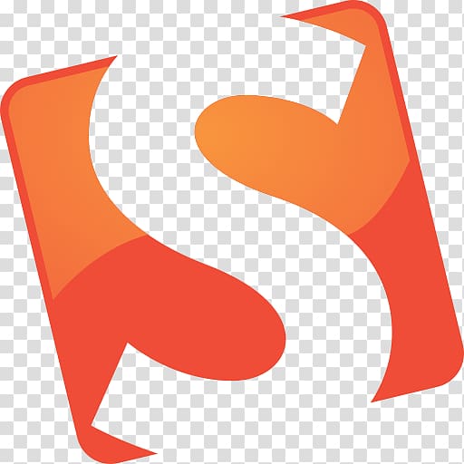 orange S logo, Smashing Magazine Logo transparent background PNG clipart