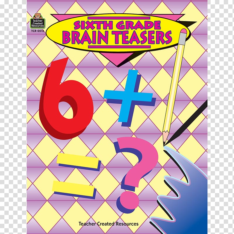 Sixth Grade Brain Teasers Worksheet Sixth Grade Brain Teasers Lesson, Brain Teaser transparent background PNG clipart