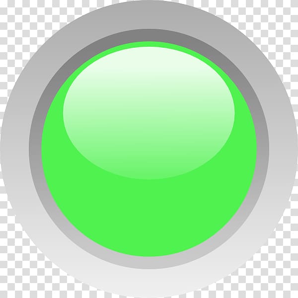 Light-emitting diode Green Circle LED lamp, light circle transparent background PNG clipart