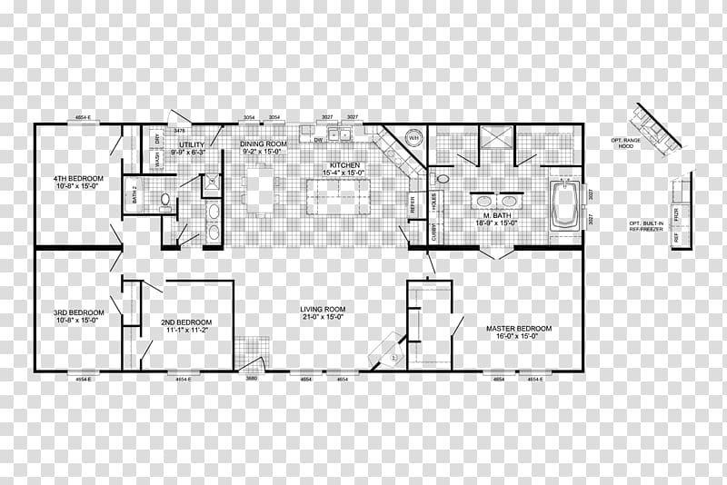 Bedroom Mobile home House plan Floor plan, real estate floor plan transparent background PNG clipart