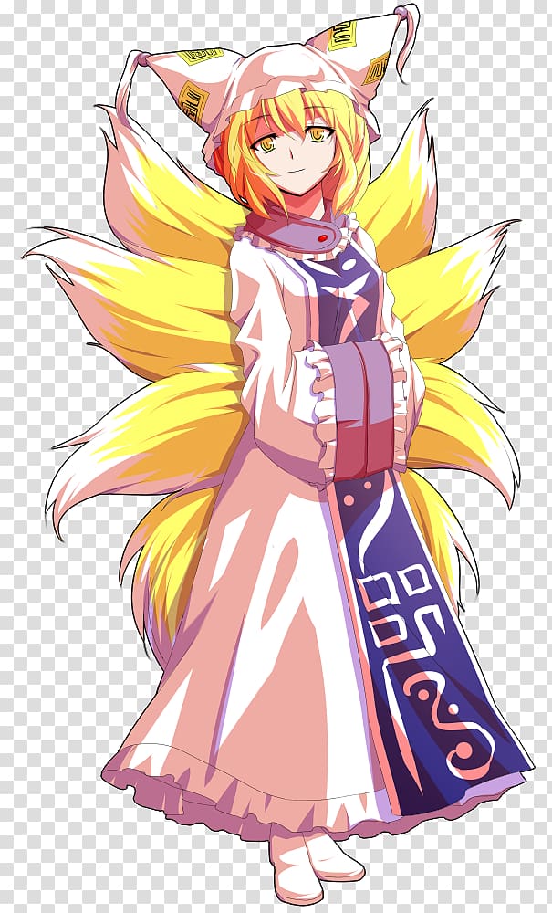 Nine-tailed fox Perfect Cherry Blossom Cirno Shoot the Bullet 東方求聞史紀: Perfect Memento in Strict Sense., ranço transparent background PNG clipart