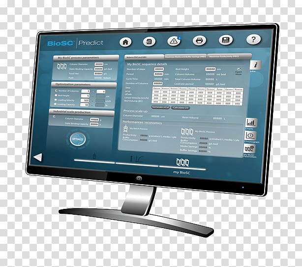 LED-backlit LCD Computer Monitors Computer hardware Output device Chromatography, blood pressure machine transparent background PNG clipart