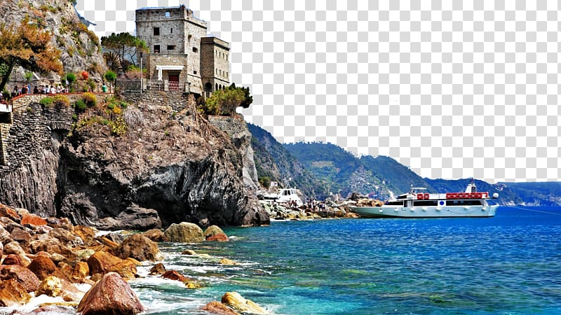 Monterosso al Mare Manarola High-definition television Beach , Italy City View Triple transparent background PNG clipart