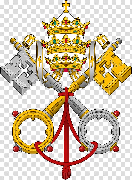 Coats of arms of the Holy See and Vatican City Papal States Pope Flag of Vatican City, iglesia de dios de la profecia logo transparent background PNG clipart