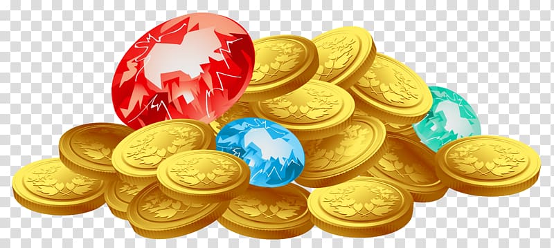 Treasure Gold coin , coins transparent background PNG clipart
