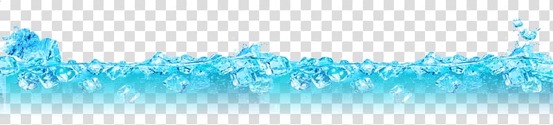 blue ice cubes decorative frame texture transparent background PNG clipart