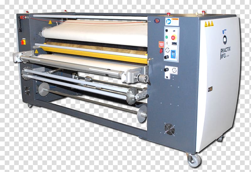 Machine Heat press Printing press Digital textile printing, apparel printing and dyeing transparent background PNG clipart