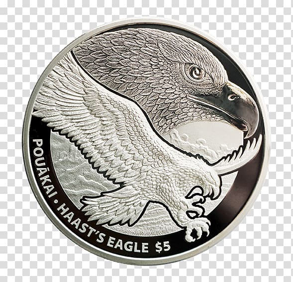 Coin Haast's Eagle Bird, Coin transparent background PNG clipart