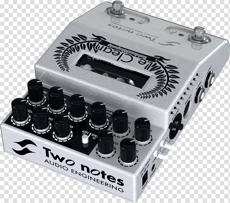 Two Notes Audio Engineering Le Clean Preamplifier Guitar Effects Processors & Pedals, guitar transparent background PNG clipart