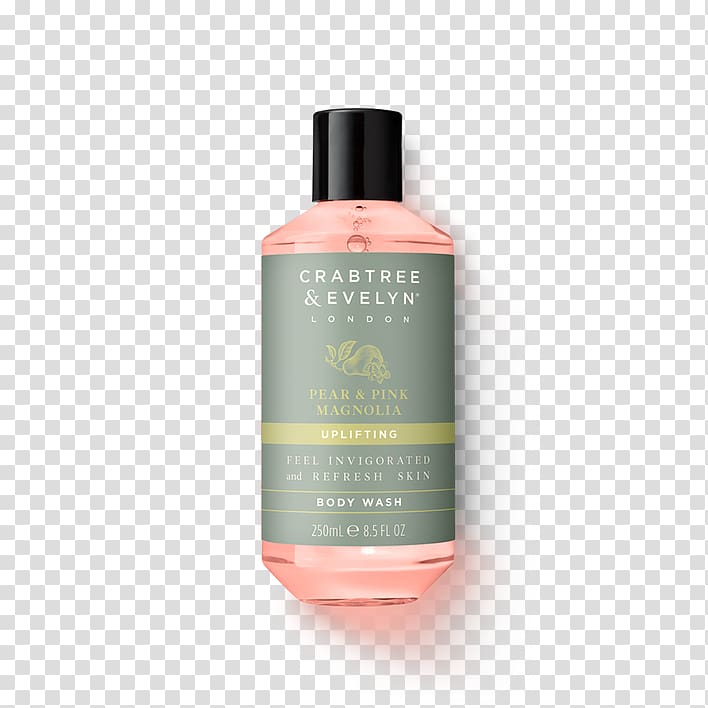 Lotion Crabtree & Evelyn Pear Pink Magnolia Hand Wash 250ml Crabtree & Evelyn, The source Bath & Shower Gel, Refreshing Crabtree & Evelyn Pear & Pink Magnolia Body Wash 250ml, Hand Wash Bottles transparent background PNG clipart