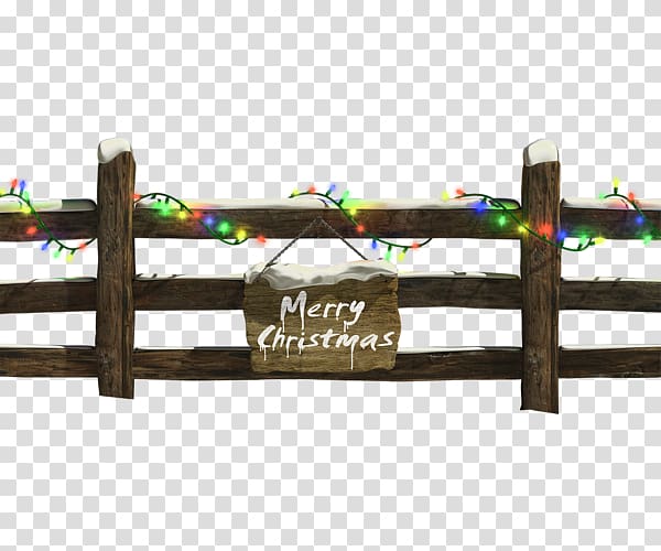 Christmas lights Fence , Christmas lights fence material transparent background PNG clipart