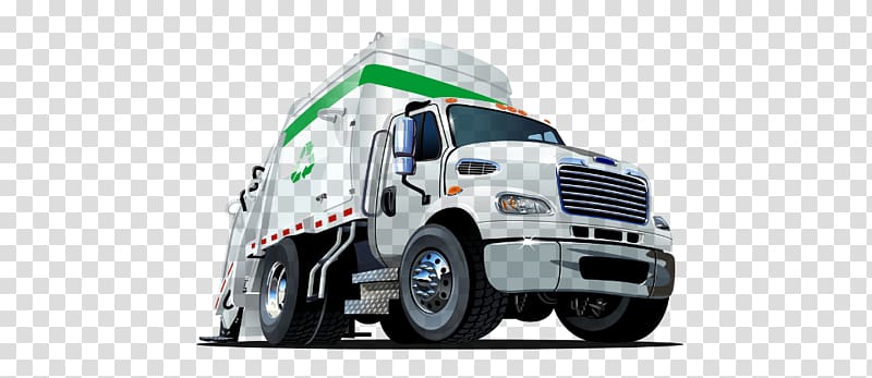 Waste Garbage truck Car Recycling, truck transparent background PNG clipart