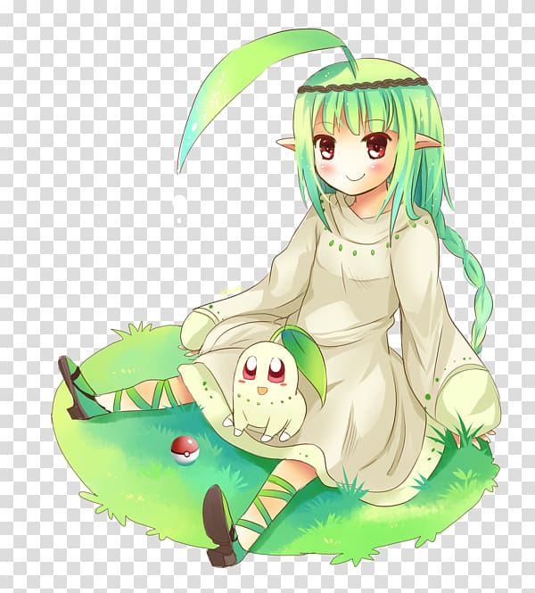 Chikorita Pokémon HeartGold and SoulSilver Anime Bayleef, Anime transparent background PNG clipart