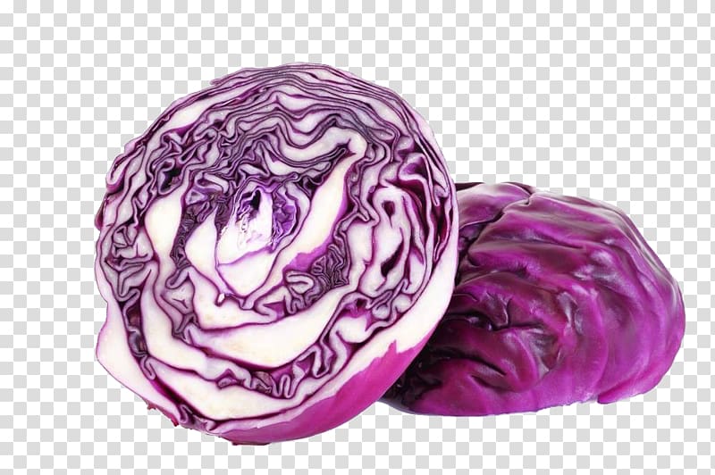Red cabbage Organic food Vegetable, Free purple cabbage pull material transparent background PNG clipart