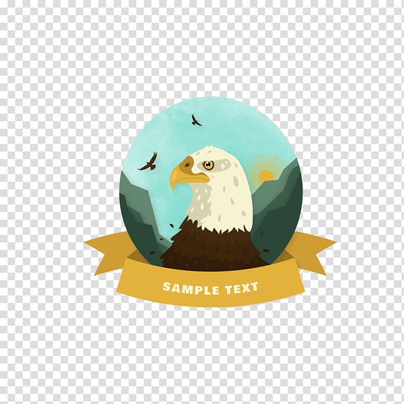 Bald Eagle Icon, Animal tag transparent background PNG clipart