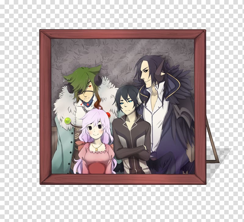 Family Portrait Drawing Painting Anime, family portrait transparent background PNG clipart