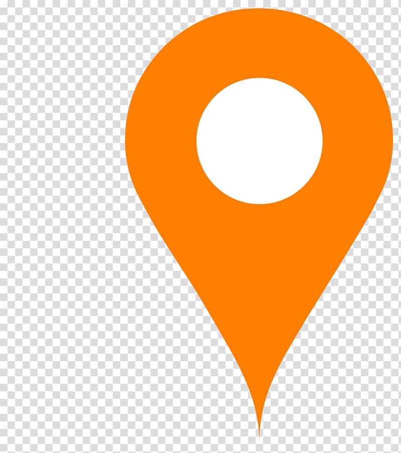 location pin logo, Orange Map Pin transparent background PNG clipart