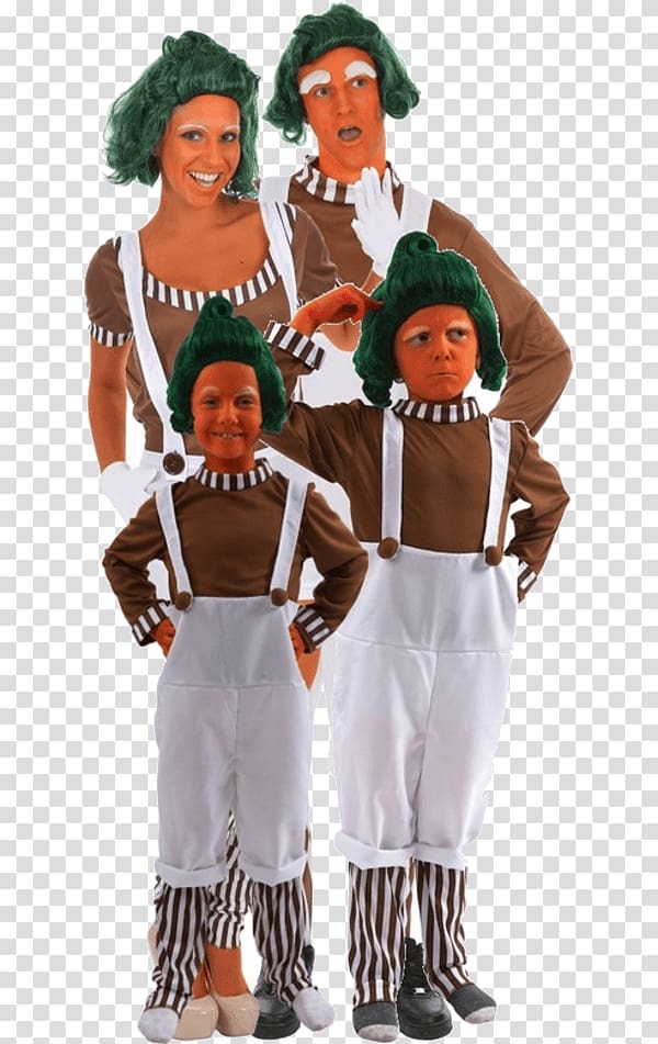 Costume party Willy Wonka & the Chocolate Factory Oompa Loompa, oompa loompa transparent background PNG clipart