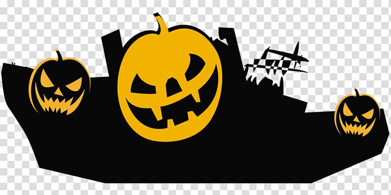 Pumpkin Halloween Monster Google s, Halloween horror elements transparent background PNG clipart