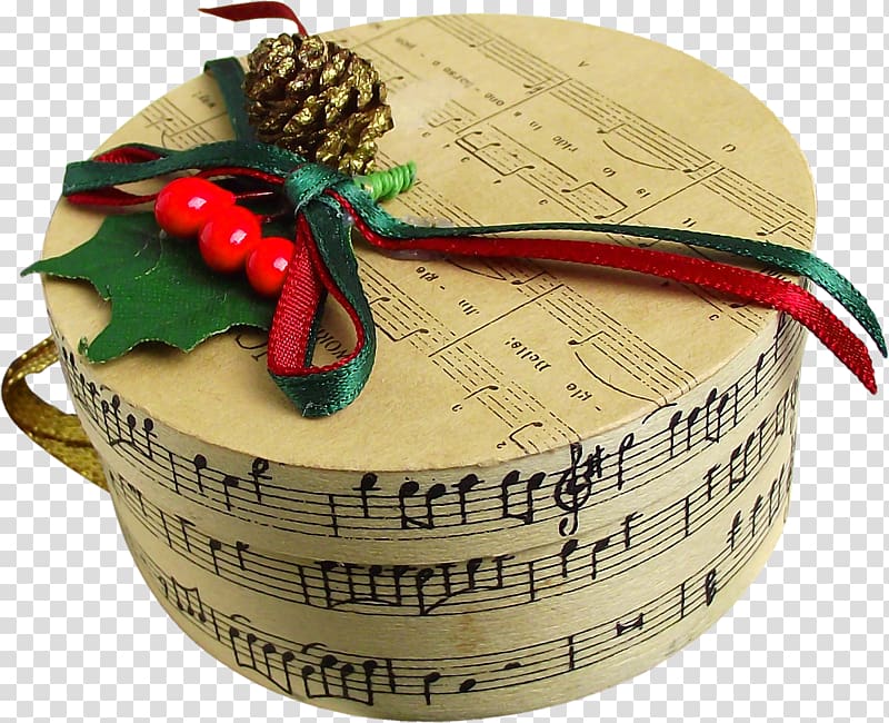 Musical note Christmas music Gift, Notes cake transparent background PNG clipart