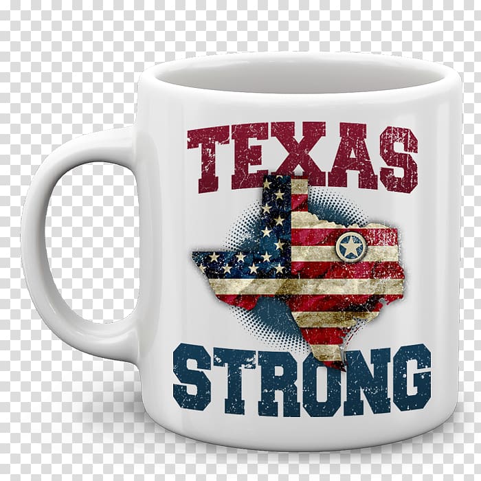 Coffee cup T-shirt Mug Texas Boston Strong, T-shirt transparent background PNG clipart