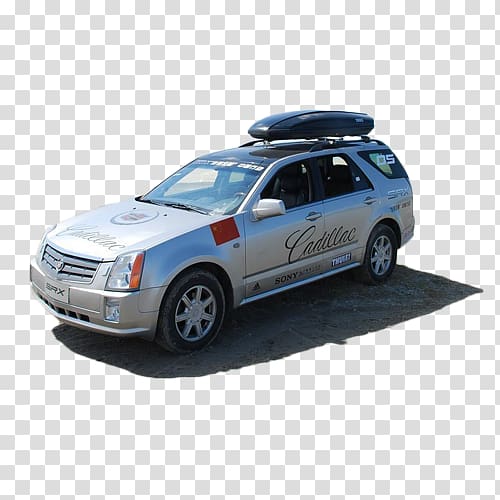 Cadillac SRX Car Silver, Silver Cadillac transparent background PNG clipart