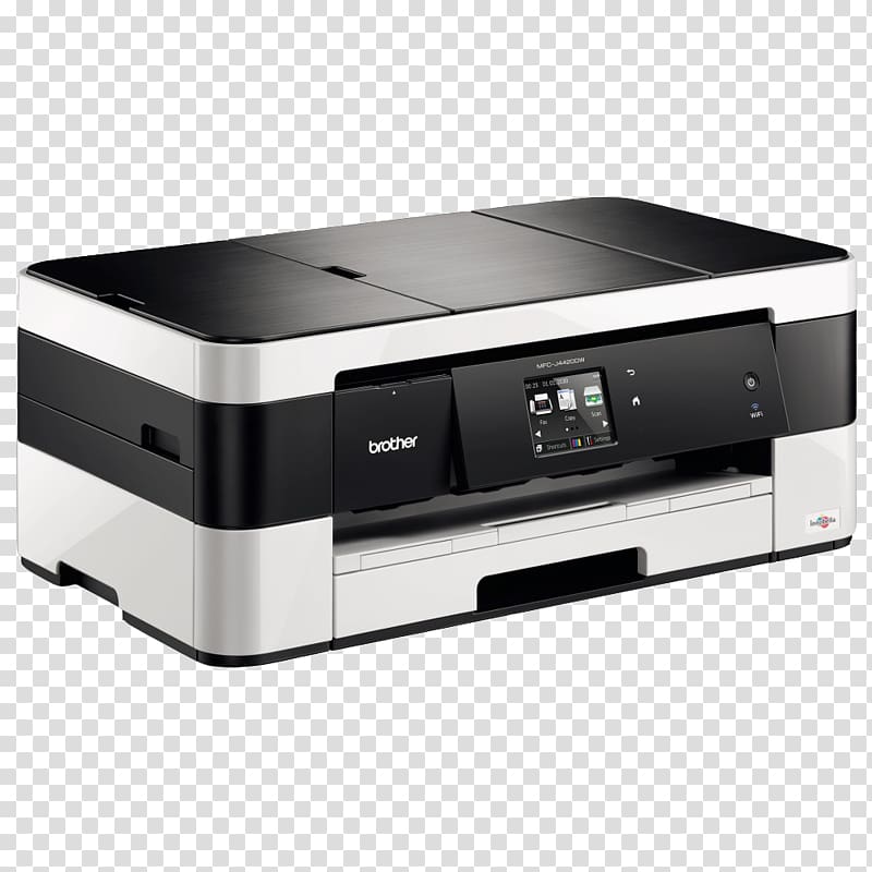 Multi-function printer Brother Industries Inkjet printing, green inkjet transparent background PNG clipart