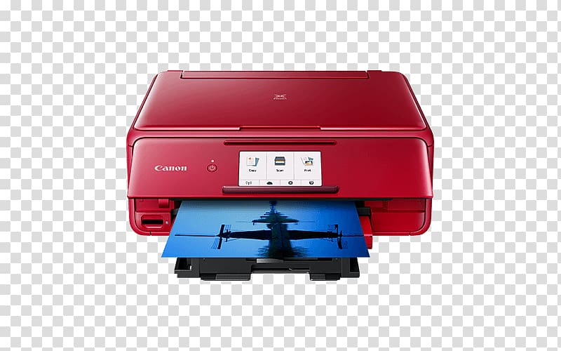 Canon PIXMA TS8120 Multi-function printer Inkjet printing, canon printer support transparent background PNG clipart