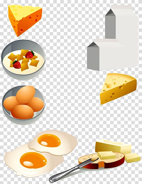 Milk Breakfast Dairy product Cattle, Breakfast Category transparent background PNG clipart