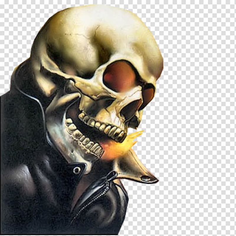 Johnny Blaze Danny Ketch Marvel Comics Ghost, skull transparent background PNG clipart