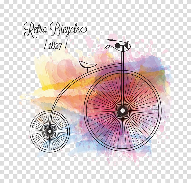 Bicycle Drawing, Car transparent background PNG clipart