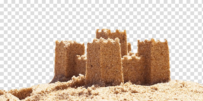 sand castle, Sand Castle Four Towers transparent background PNG clipart