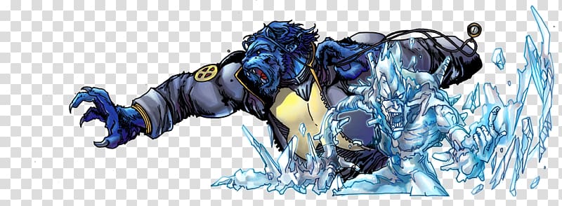 Iceman Beast X-Men Character , Beast X Men transparent background PNG clipart