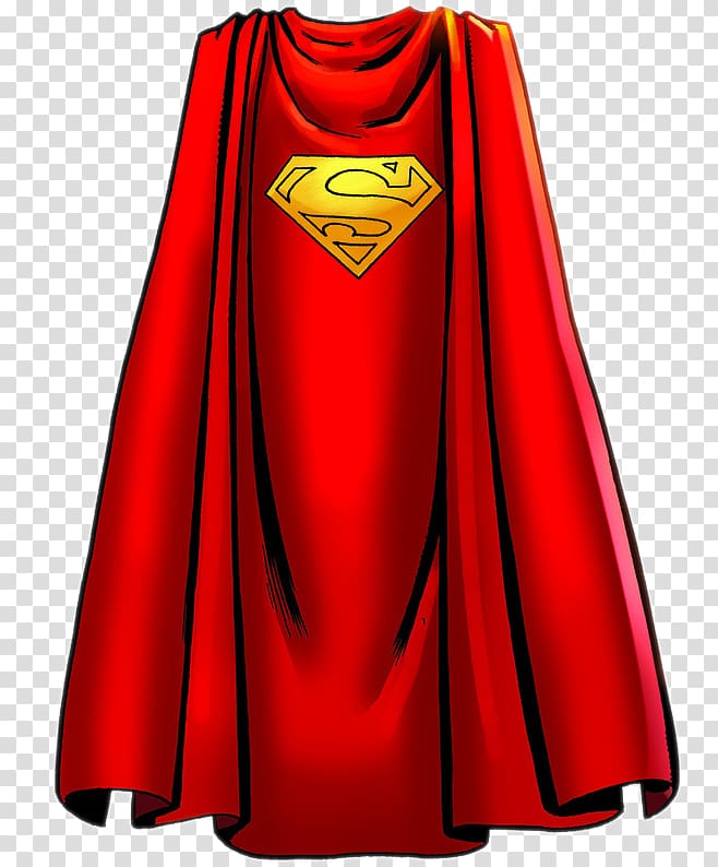 Clark Kent Cape Superhero Cloak, Superman cape, red Superman cape artwork transparent background PNG clipart
