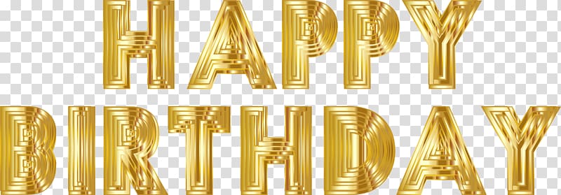 Happy Birthday text, Birthday cake , Happy Birthday transparent background PNG clipart