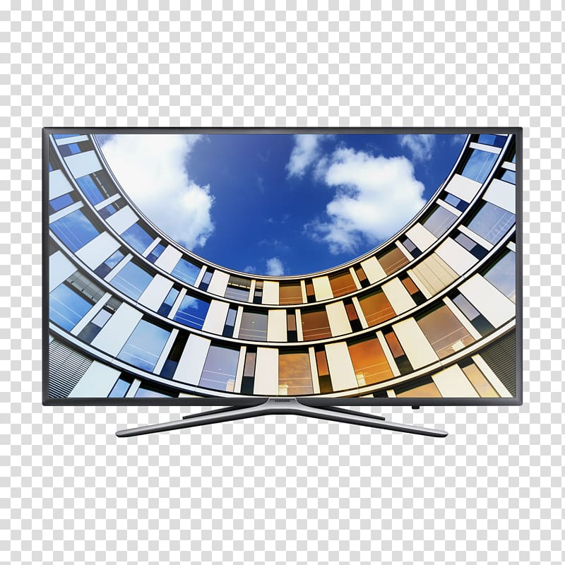 LED-backlit LCD Samsung M5520 Smart TV High-definition television, samsung transparent background PNG clipart