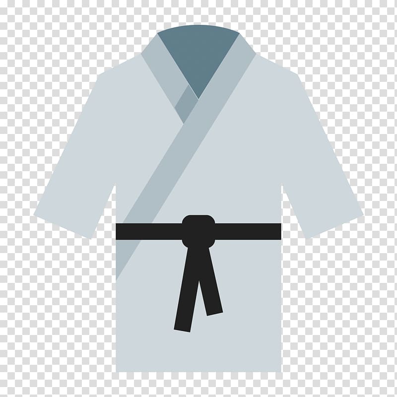 Sleeve Computer Icons Kimono Collar Bathrobe, taekwondo material transparent background PNG clipart
