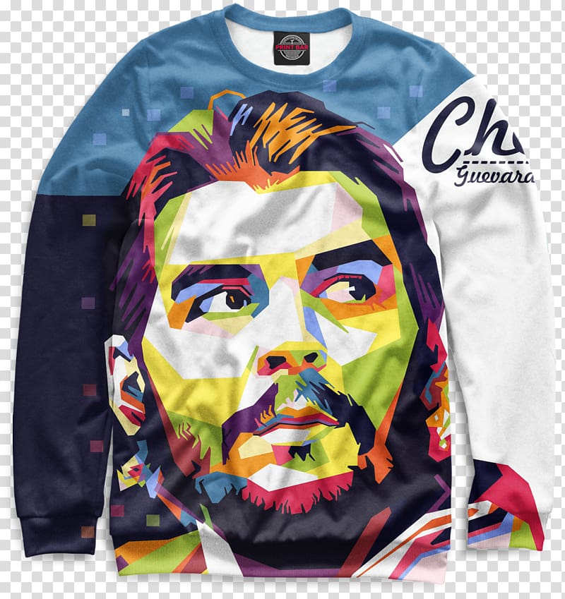 Che Guevara PlayerUnknown's Battlegrounds T-shirt Hoodie WPAP, che guevara transparent background PNG clipart