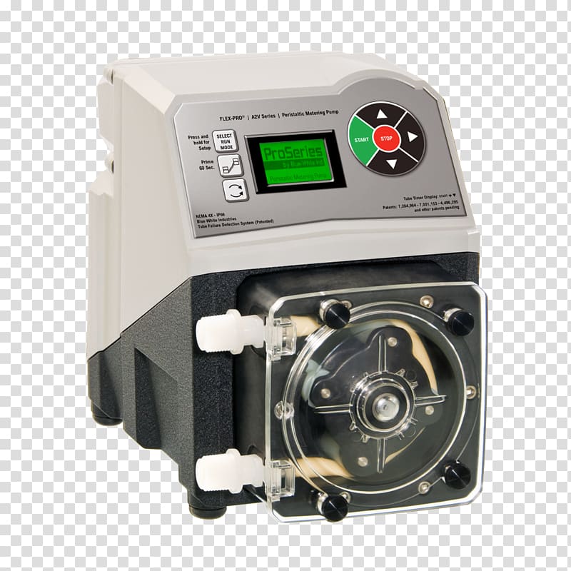 Peristaltic pump Metering pump Electric motor Blue-White Industries Ltd, pump transparent background PNG clipart