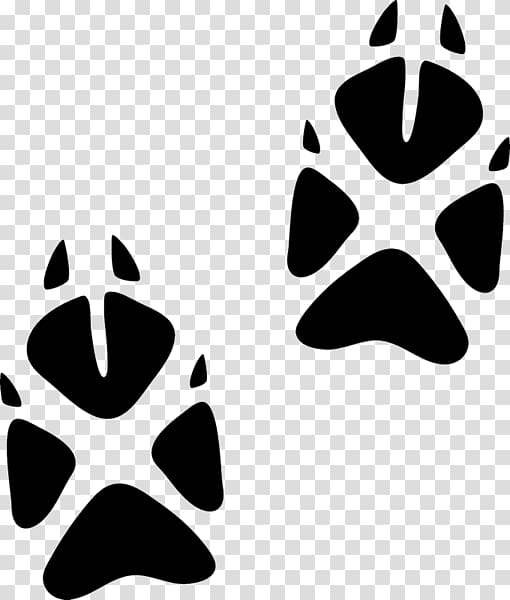 Paw Animal track Fox Cat, fox transparent background PNG clipart