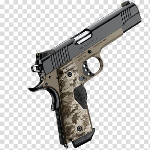 Kimber Custom .45 ACP Kimber Manufacturing Automatic Colt Pistol Firearm, Handgun transparent background PNG clipart